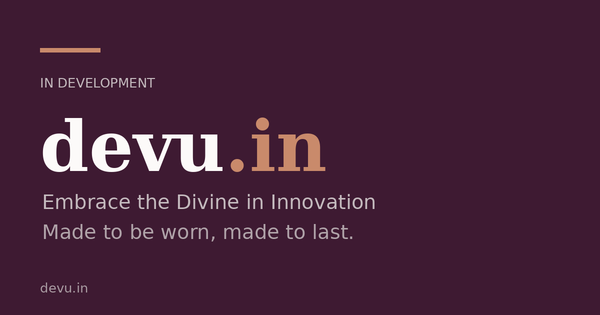 Link preview image for devu.in